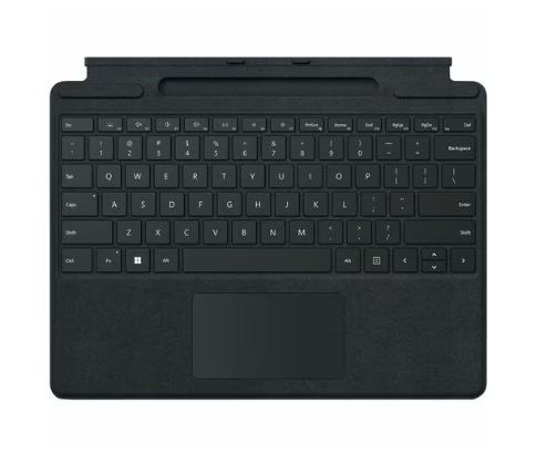 Picture of Microsoft Surface Pro Keyboard - Black with Pen Storage Slot & Co-Pilot Key